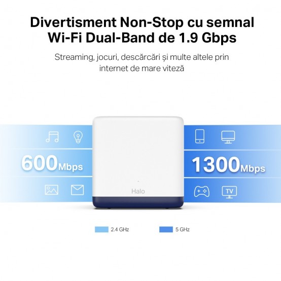 Router Mercusys  HALO H50G(3-PACK)