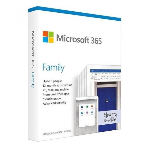Aplicatie Microsoft Office 365 Family 6GQ-01163