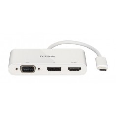 Adaptor D-Link 3-in-1 USB-C to HDMI/VGA/DisplayPort Adapter DUB-V310