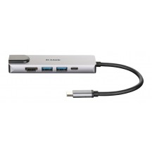 Docking Station D-Link 5-in-1 USB-C Hub with HDMI/Ethernet and Power Delivery DUB-M520