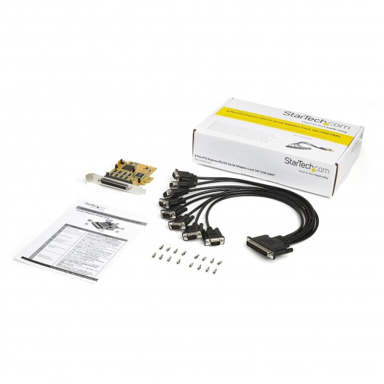 Adaptor StarTech.com 8-Port PCIe RS232 Serial Adapter Card PEX8S1050