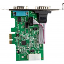 Adaptor StarTech.com 2Port PCIe RS232 Serial DB9 Adapter Card PEX2S953