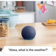 Boxe Amazon Echo Dot 5, with Alexa, Blue B09B93ZDG4