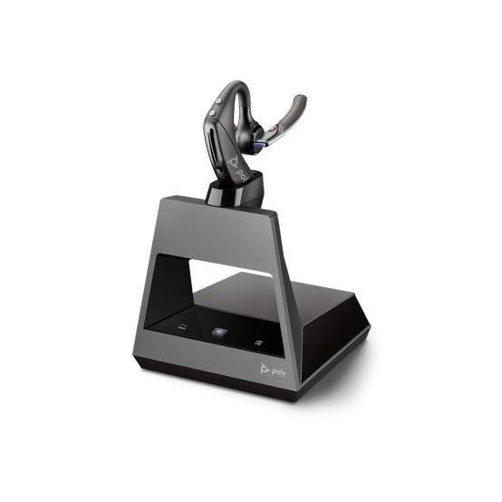 Casca Poly Plantronics Polycom Voyager 5200 Office, 2-Way Base, Microsoft Teams, USB-C 214603-05