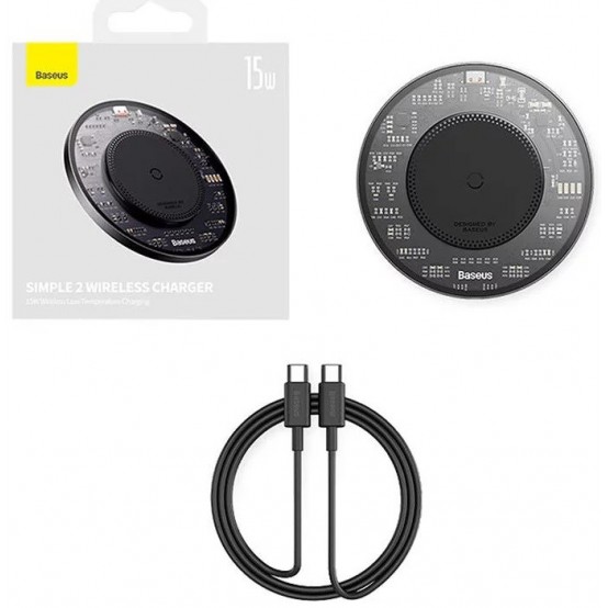 Alimentator Baseus Simple Qi 15W CCJJ050001