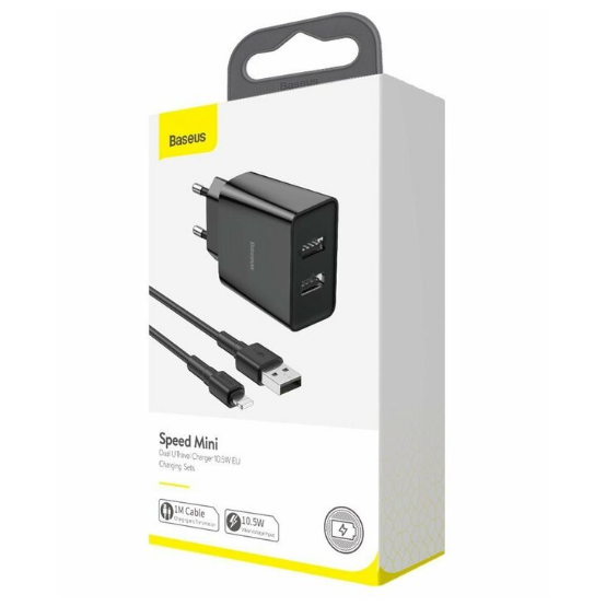 Alimentator Baseus Speed Mini Dual U Travel TZCCFS-R01