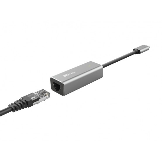 Placa de retea Trust Dalyx USB-C to Ethernet Adapter TR-23771