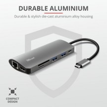 Docking Station Trust Dalyx 7-in-1 USB-C Multiport Adapter TR-23775