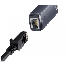 Placa de retea Baseus Lite Series Ethernet Adapter USB-A to RJ45 LAN Port (1000Mbps) WKQX000313 2