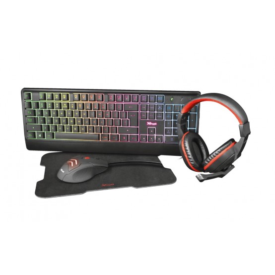 Tastatura Trust Ziva 4-in-1 Gaming Bundle TR-24233