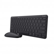Tastatura Trust Lyra Wireless Keyboard & Mouse Set - black 24843