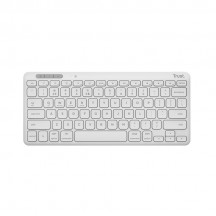 Tastatura Trust Lyra Compact Wireless Keyboard - White 25097