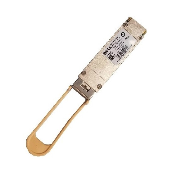 Adaptor Dell Transceiver, 40GbE QSFP+ SR4 Optics, MPO, 850nm Wavelength, 100-150meter Reach on OM3/OM4 407-BBOZ