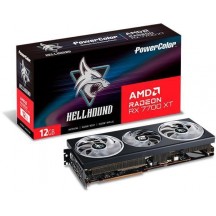 Placa video PowerColor Hellhound AMD Radeon RX 7700 XT 12GB GDDR6 RX 7700 XT 12G-L/OC