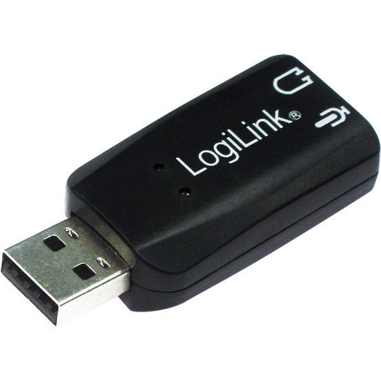 Placa de sunet LogiLink USB Soundcard with Virtual 3D Soundeffects UA0053
