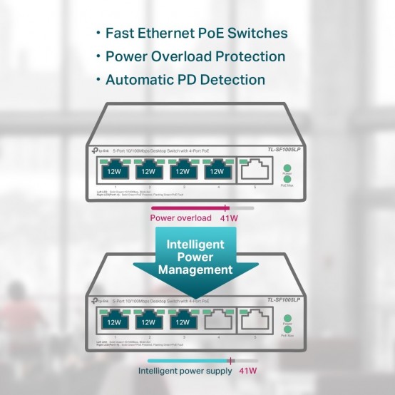 Switch TP-Link  TL-SF1005LP