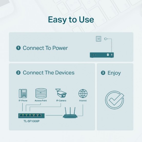 Switch TP-Link  TL-SF1006P