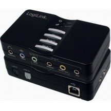 Placa de sunet LogiLink USB Sound Box 7.1 8-Channel UA0099