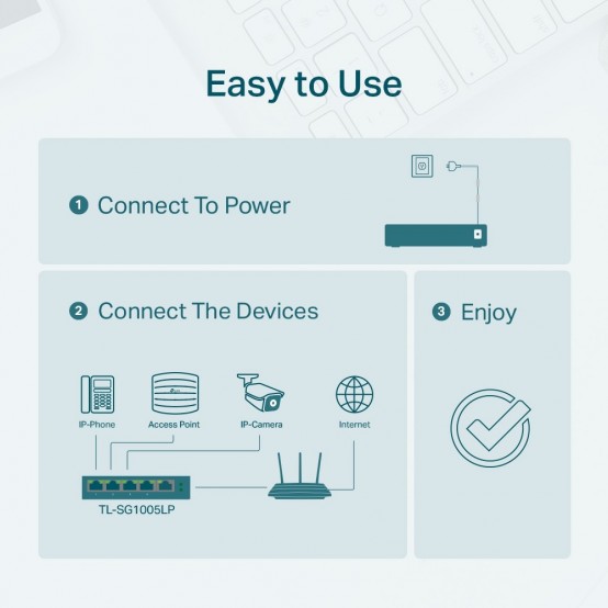 Switch TP-Link  TL-SG1005LP