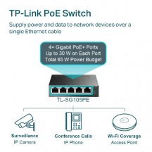 Switch TP-Link  TL-SG105PE