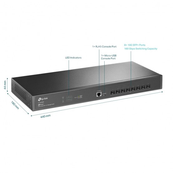 Switch TP-Link  TL-SX3008F