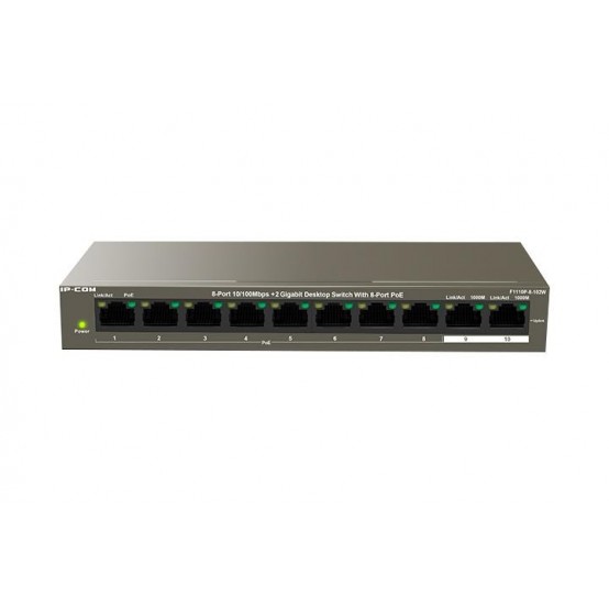 Switch IP-COM  F1110P-8-102W