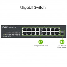 Switch ZyXEL  GS1100-16-EU0103F