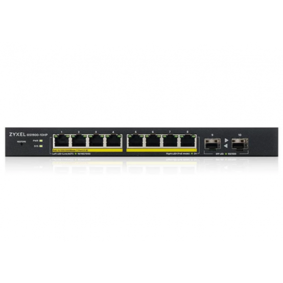 Switch ZyXEL  GS1900-10HP-EU0102
