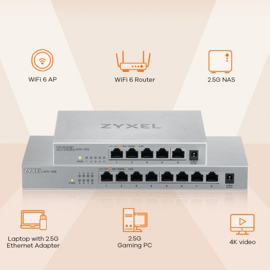 Switch ZyXEL  MG-105-ZZ0101F