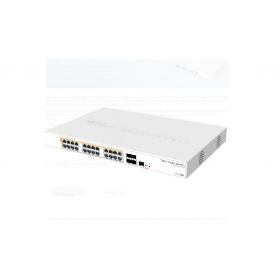 Switch MikroTik  CRS328-24P-4S+RM