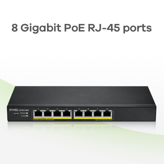 Switch ZyXEL  GS1915-8EP-EU0101F