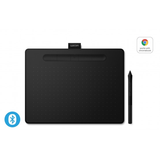 Tableta grafica Wacom Intuos medium Bluetooth Black CTL-6100WLK-S