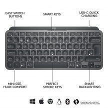 Tastatura Logitech MX Keys Mini Wireless Keyboard 920-010498