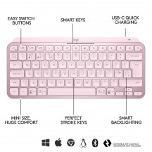 Tastatura Logitech MX Keys Mini Wireless Keyboard 920-010500