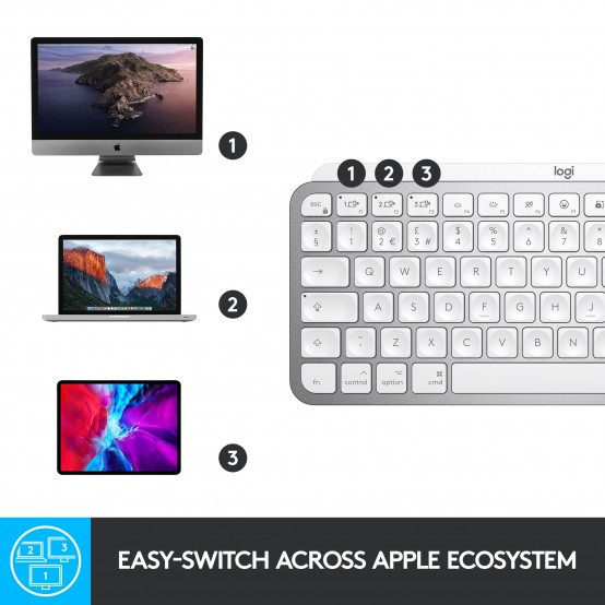 Tastatura Logitech MX Keys Mini for Mac - Bluetooth Keyboard 920-010526