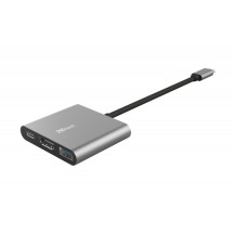 Adaptor Trust Dalyx 3-in-1 Multiport USB-C Adapter TR-23772