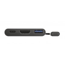 Adaptor Trust Dalyx 3-in-1 Multiport USB-C Adapter TR-23772