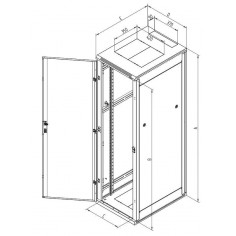 Cabinet Triton  RMA-15-A61-CAX-A1