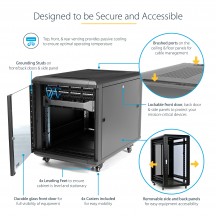 Cabinet StarTech.com  RK1236BKF