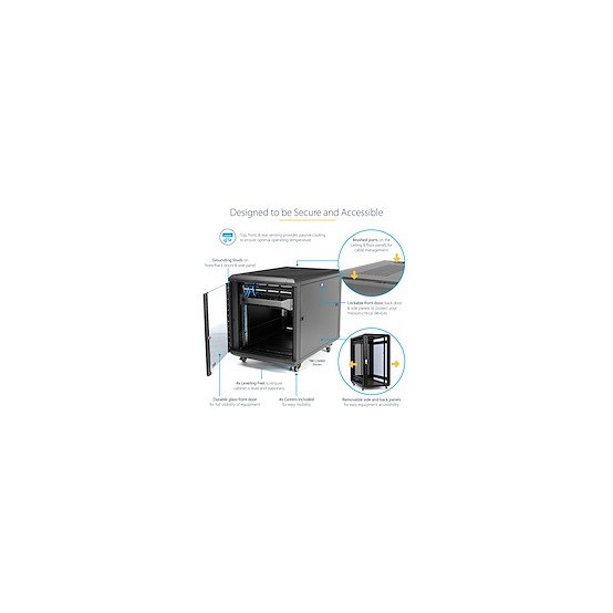 Cabinet StarTech.com  RK1536BKF