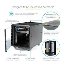 Cabinet StarTech.com  RK1536BKF