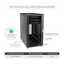 Cabinet StarTech.com  RK1836BKF