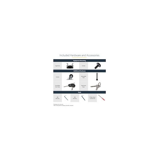 Cabinet StarTech.com  RK1836BKF