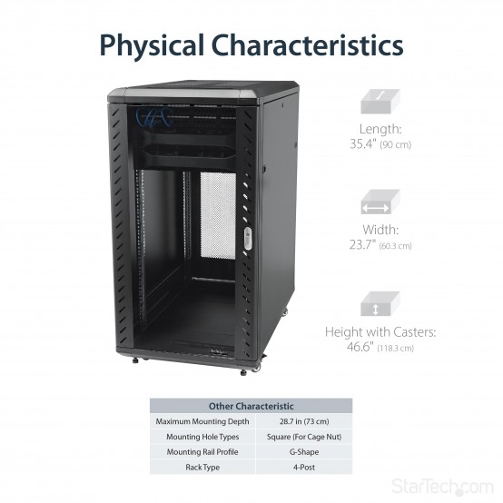 Cabinet StarTech.com  RK2236BKF