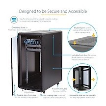 Cabinet StarTech.com  RK2536BKF