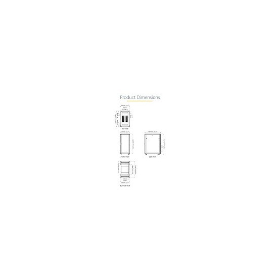 Cabinet StarTech.com  RK2536BKF