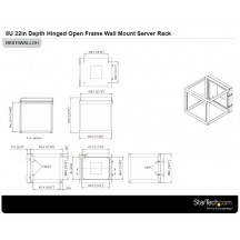 Cabinet StarTech.com  RK819WALLOH