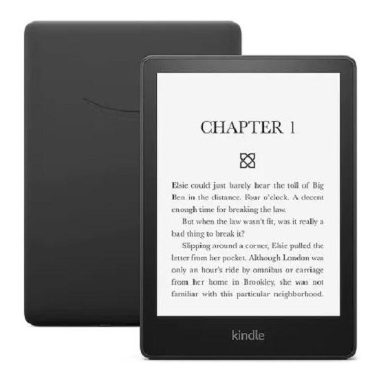 Tableta Amazon Kindle Paperwhite 2021 6.8 inch 8GB Wifi Negru 11th gen  + husa Galbena B08KTZ8249HUSA