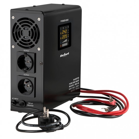 UPS Rebel centrale termice, sinus pur 800VA 500W 12V
 RB-4012