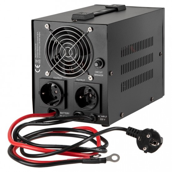 UPS Rebel centrale termice, sinus pur 800VA 500W 12V RB-4002